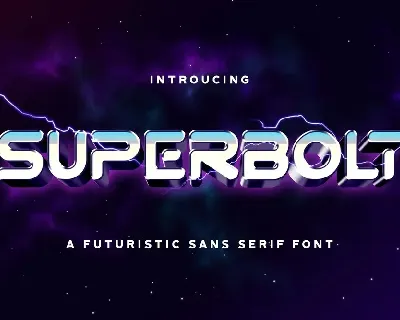 SUPERBOLT font