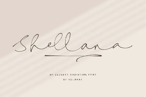 Shellana font