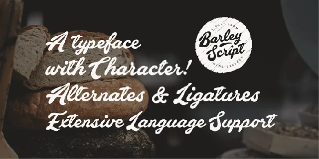 Barley Script font