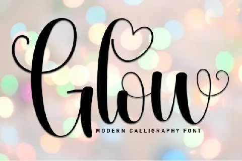 Glow Script font