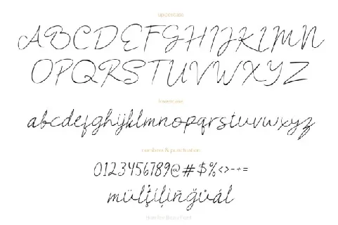 Hamley Beau font