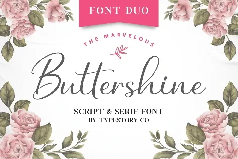 Buttershine font