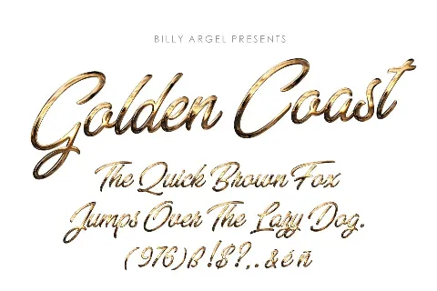 Golden Coast font