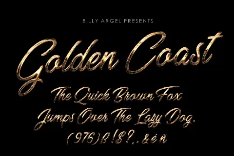 Golden Coast font