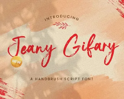 Jeany Gifary font