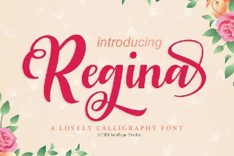 Regina Bold Script font