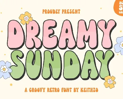 Dreamy Sunday font