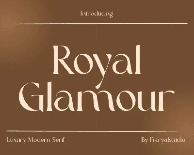 Royal Glamour font