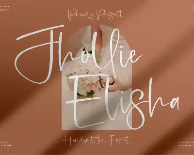 Jhollie Elisha font