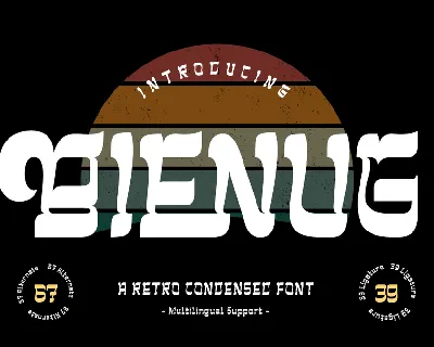 BIENUG Trial font