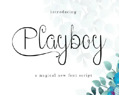 Playboy font