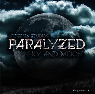 Paralyzed sky and moon font
