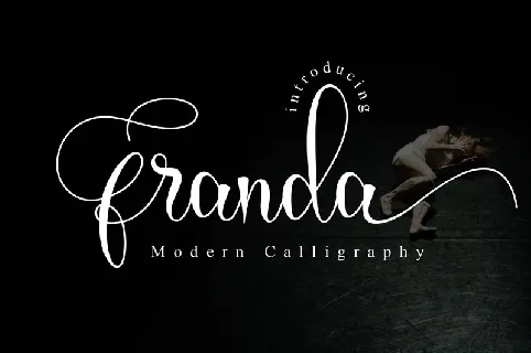 Franda Calligraphy font