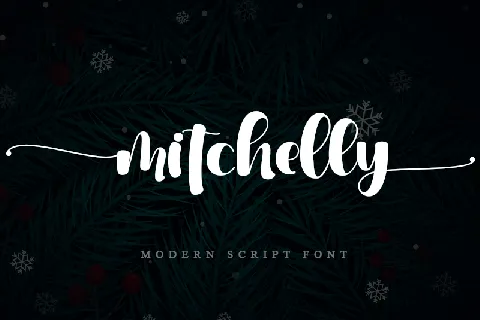 mitchelly - Personal use font