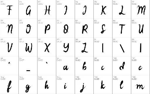 Meilesha font