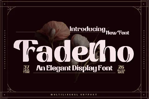 Fadethotrial font