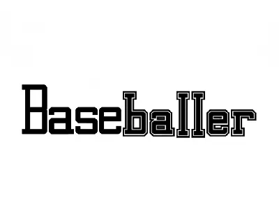 Baseballer font