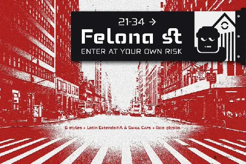 Felona st. Neo Stencil fonts