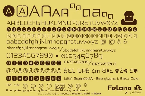 Felona st. Neo Stencil fonts