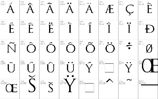 Trajanus Roman font
