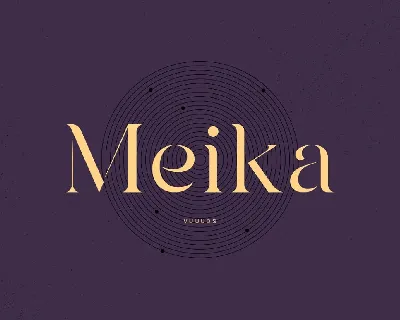 Meika font