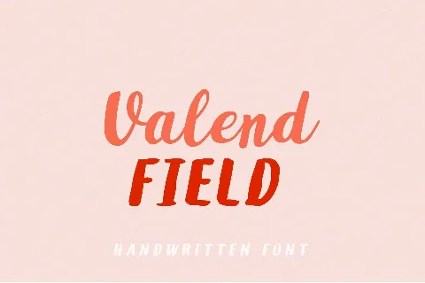 Valend Field font