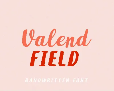 Valend Field font