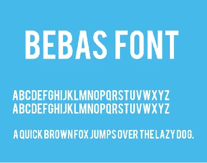 Bebas Family Free font