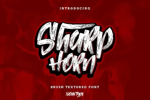 SharpHorn Demo font