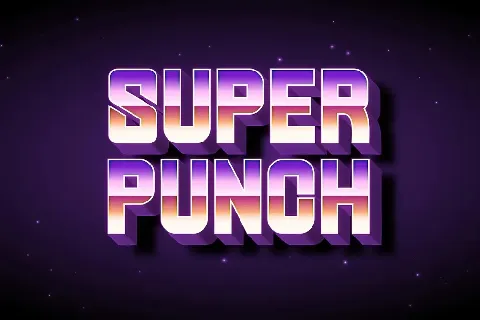 SUPER PUNCH font