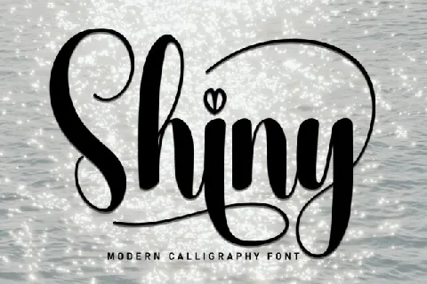 Shiny Script Typeface font