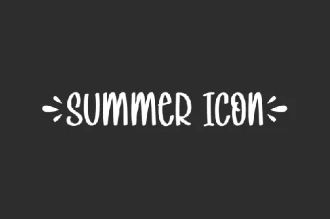 Summer Icon font