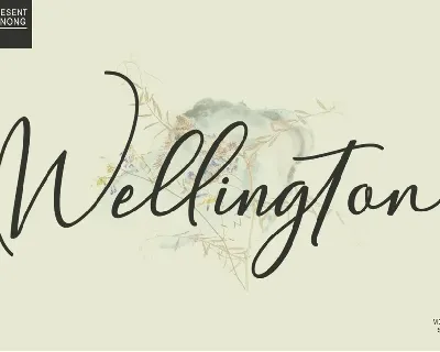 Wellington font