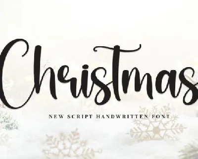 Christmas Script font