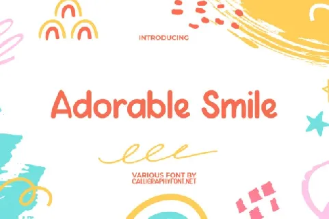 Adorable Smile font