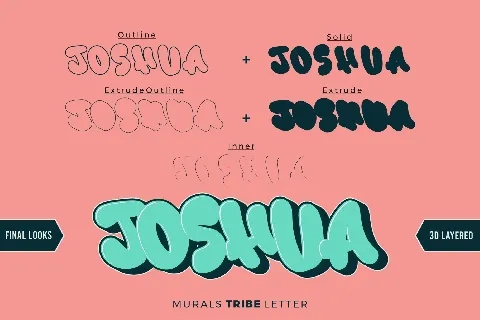 Murals Tribe Letter font