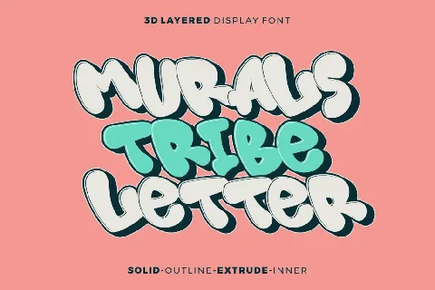 Murals Tribe Letter font