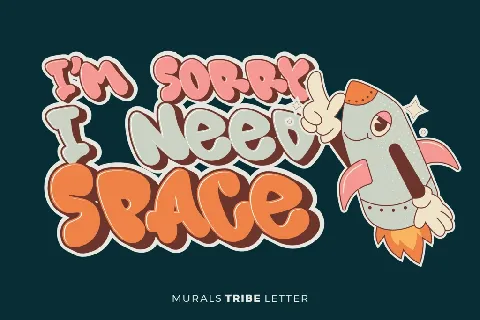 Murals Tribe Letter font