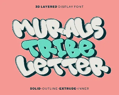 Murals Tribe Letter font