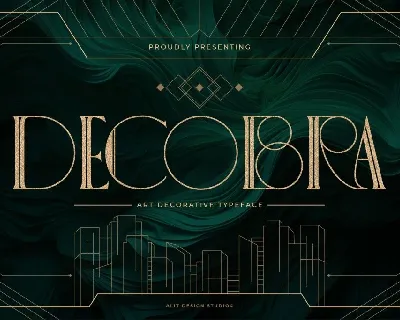 Decobra font