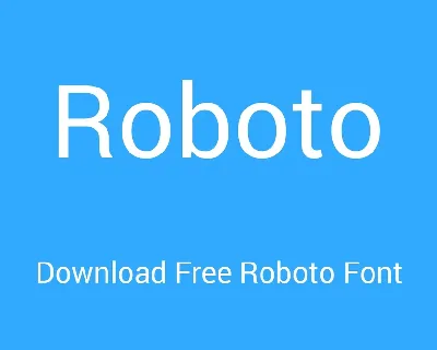 Roboto Family Free font