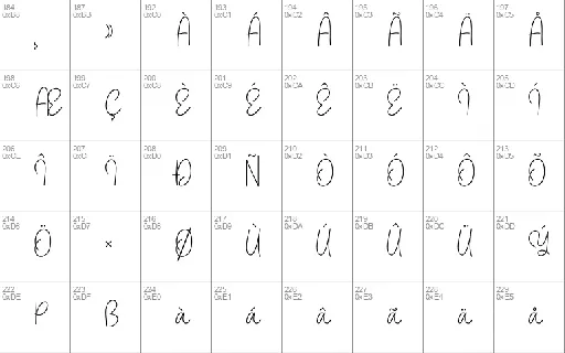 Belandia Handwritten font