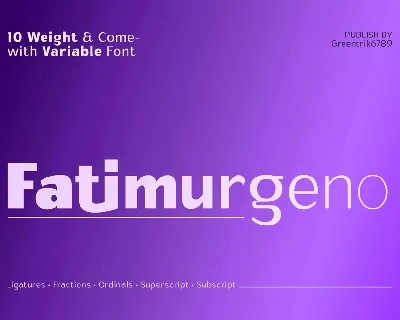 Fatimurgeno font