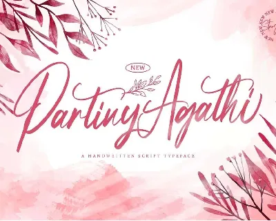 Partiny Agathi font