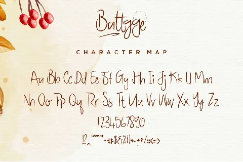 Battgge font