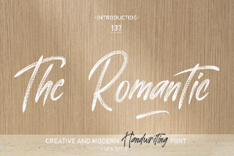 The Romantic font