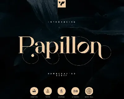 Papillon font