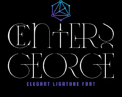 Centers George font