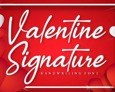 Valentine Signature Script font