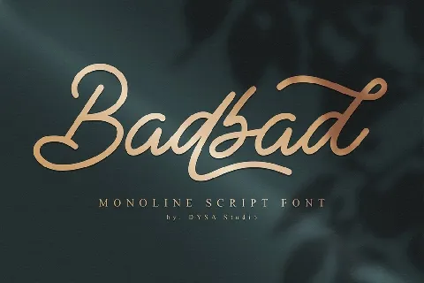 Badbad font